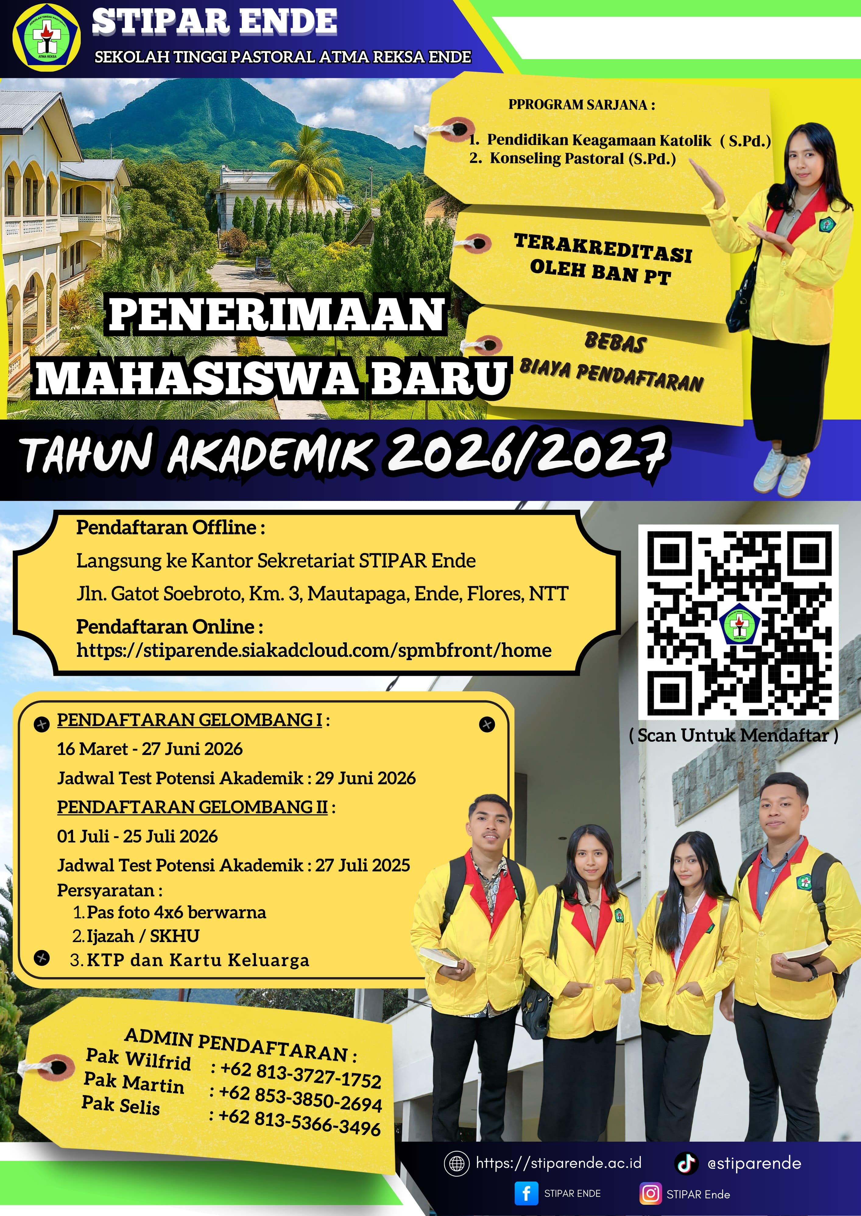 Penerimaan Mahasiswa Baru Tahun Akademik 2025/2026